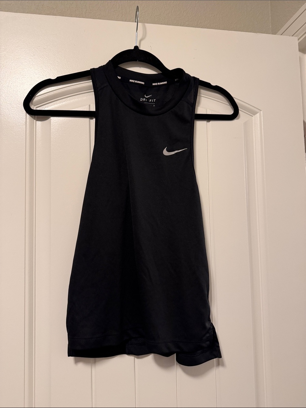 Nike Black Dri-FIT High-Neck Athletic Tank